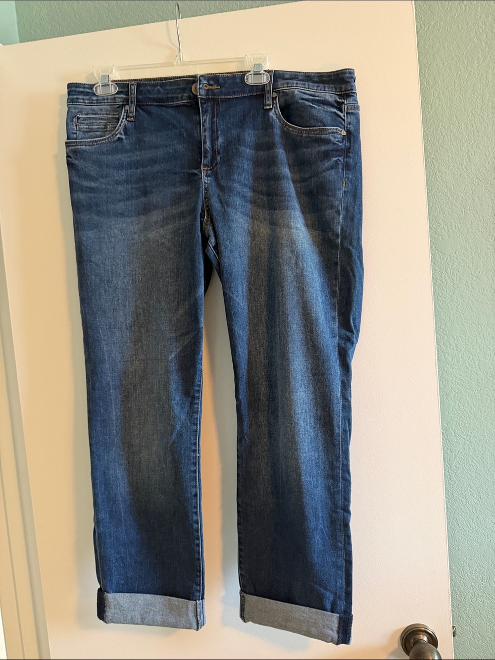 Kut from the Kloth Women's Dark Blue Boyfriend Jeans